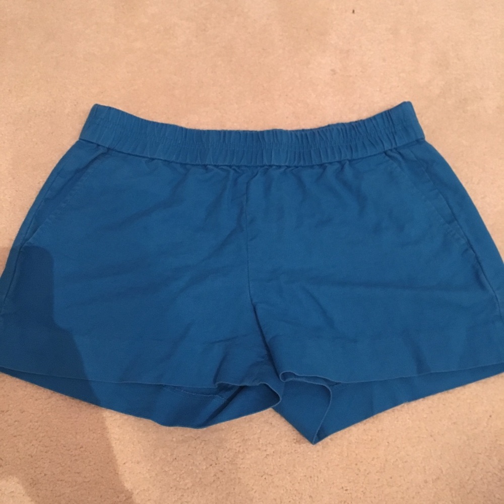 Vibrant Blue Jcrew Casual Shorts